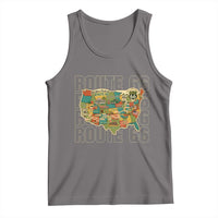 Highway 66 Travel Map 100th Anniversary 1926-2026 Tank Top Vintage Americana Centennial Road Trip Souvenir