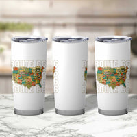Highway 66 Travel Map 100th Anniversary 1926-2026 Tumbler Cup Vintage Americana Centennial Road Trip Souvenir
