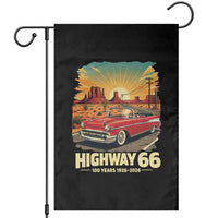 Vintage Highway 66 100th Anniversary Souvenir Garden Flag