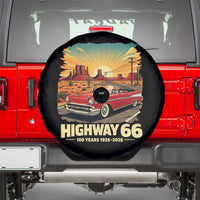 Vintage Highway 66 100th Anniversary Souvenir Spare Tire Cover