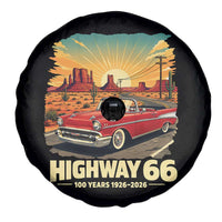 Vintage Highway 66 100th Anniversary Souvenir Spare Tire Cover