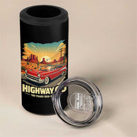 Vintage Highway 66 100th Anniversary Souvenir 4 in 1 Can Cooler Tumbler