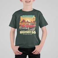 Vintage Highway 66 100th Anniversary Souvenir T Shirt For Kid