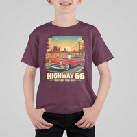 Vintage Highway 66 100th Anniversary Souvenir T Shirt For Kid