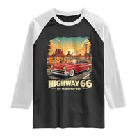 Vintage Highway 66 100th Anniversary Souvenir Raglan Shirt