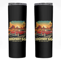 Vintage Highway 66 100th Anniversary Souvenir Skinny Tumbler