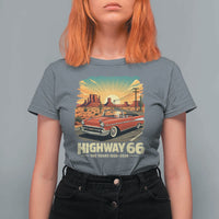 Vintage Highway 66 100th Anniversary Souvenir T Shirt For Women