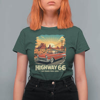 Vintage Highway 66 100th Anniversary Souvenir T Shirt For Women