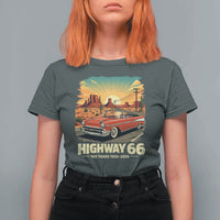 Vintage Highway 66 100th Anniversary Souvenir T Shirt For Women