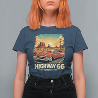 Vintage Highway 66 100th Anniversary Souvenir T Shirt For Women
