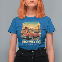Vintage Highway 66 100th Anniversary Souvenir T Shirt For Women