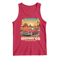 Vintage Highway 66 100th Anniversary Souvenir Tank Top