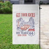 Highway 66 Get Your Kicks Centennial Road Trip 1926-2026 Garden Flag