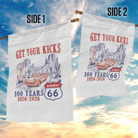 Highway 66 Get Your Kicks Centennial Road Trip 1926-2026 Garden Flag
