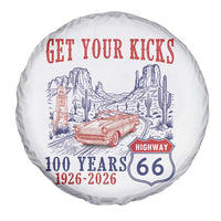 Highway 66 Get Your Kicks Centennial Road Trip 1926-2026 Spare Tire Cover