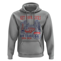 Highway 66 Get Your Kicks Centennial Road Trip 1926-2026 Hoodie