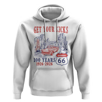 Highway 66 Get Your Kicks Centennial Road Trip 1926-2026 Hoodie