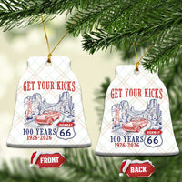 Highway 66 Get Your Kicks Centennial Road Trip 1926-2026 Ceramic Ornament