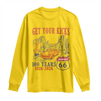 Highway 66 Get Your Kicks Centennial Road Trip 1926-2026 Long Sleeve Shirt