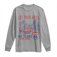 Highway 66 Get Your Kicks Centennial Road Trip 1926-2026 Long Sleeve Shirt