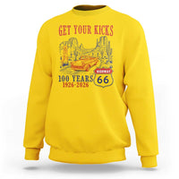 Highway 66 Get Your Kicks Centennial Road Trip 1926-2026 Sweatshirt