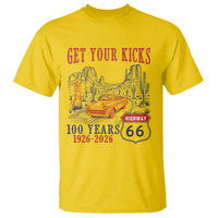Highway 66 Get Your Kicks Centennial Road Trip 1926-2026 T Shirt