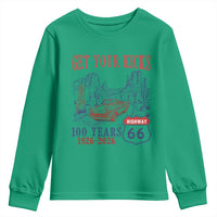 Highway 66 Get Your Kicks Centennial Road Trip 1926-2026 Youth Sweatshirt