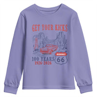 Highway 66 Get Your Kicks Centennial Road Trip 1926-2026 Youth Sweatshirt