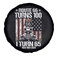 Route Highway 66 Turns 100 I Turn 65 Spare Tire Cover Vintage 1961 America Road Sign America Antique Car Lover 65th Birthday Gift