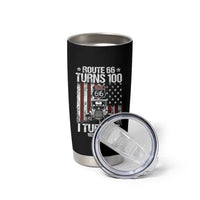 Route Highway 66 Turns 100 I Turn 65 Tumbler Cup Vintage 1961 America Road Sign America Antique Car Lover 65th Birthday Gift