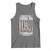 Route Highway 66 Turns 100 I Turn 60 Tank Top Vintage 1966 America Road Sign America Antique Car Lover 60th Birthday Gift