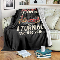 Route Highway 66 Turns 100 I Turn 60 Throw Blanket Vintage 1966 Road Sign Classic Muscle Car Lover 60th Birthday Gift