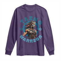 Taino Warrior Boricua Boriken Pride Indigenous Puerto Rican Long Sleeve Shirt - Wonder Print Shop