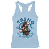 Taino Warrior Boricua Boriken Pride Indigenous Puerto Rican Racerback Tank Top - Wonder Print Shop