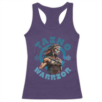 Taino Warrior Boricua Boriken Pride Indigenous Puerto Rican Racerback Tank Top - Wonder Print Shop