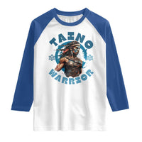 Taino Warrior Boricua Boriken Pride Indigenous Puerto Rican Raglan Shirt - Wonder Print Shop
