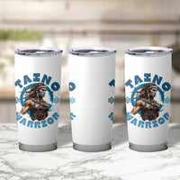 Taino Warrior Boricua Boriken Pride Indigenous Puerto Rican Tumbler Cup