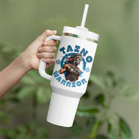 Taino Warrior Boricua Boriken Pride Indigenous Puerto Rican Tumbler With Handle