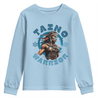 Taino Warrior Boricua Boriken Pride Indigenous Puerto Rican Youth Sweatshirt - Wonder Print Shop