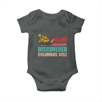 Native American Discovered Columbus 1492 Baby Onesie Indigenous People - Wonder Print Shop