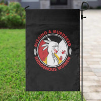 MMIW Missing and Murdered Indigenous Women Red Hand Garden Flag - Wonder Print Shop
