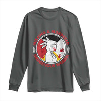 MMIW Missing and Murdered Indigenous Women Red Hand Long Sleeve Shirt - Wonder Print Shop