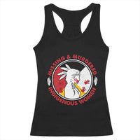 MMIW Missing and Murdered Indigenous Women Red Hand Racerback Tank Top - Wonder Print Shop