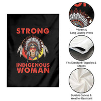 MMIW Native American Strong Indigenous Woman Garden Flag - Wonder Print Shop