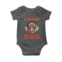 MMIW Native American Strong Indigenous Woman Baby Onesie - Wonder Print Shop