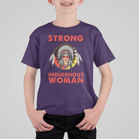 MMIW Native American Strong Indigenous Woman T Shirt For Kid - Wonder Print Shop