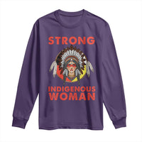 MMIW Native American Strong Indigenous Woman Long Sleeve Shirt - Wonder Print Shop