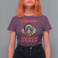 MMIW Native American Strong Indigenous Woman T Shirt For Women - Wonder Print Shop