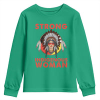 MMIW Native American Strong Indigenous Woman Youth Sweatshirt - Wonder Print Shop