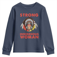 MMIW Native American Strong Indigenous Woman Youth Sweatshirt - Wonder Print Shop